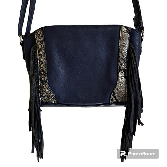 David jones shoulder‎ bag blue small - Picture 1 of 8